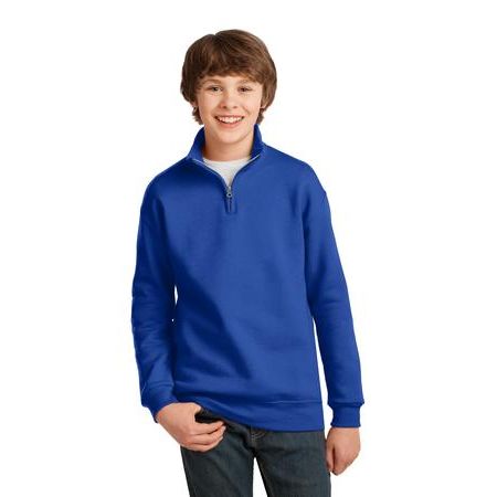 JERZEES ®  Youth 1/4-Zip Cadet Collar Sweatshirt. 995Y