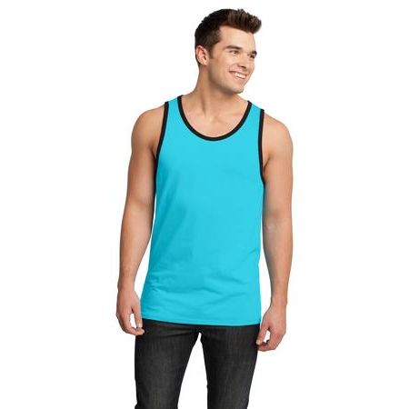 District ®  - Young Mens Cotton Ringer Tank DT1500