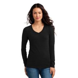 District ®  Juniors The Concert Tee   Long Sleeve V-Neck. DT5201