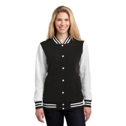 Sport-Tek ®  Ladies Fleece Letterman Jacket. LST270