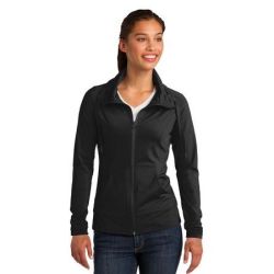Sport-Tek ®  Ladies Sport-Wick ®  Stretch Full-Zip Jacket. LST852