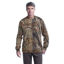 Russell Outdoors ™  Realtree Long Sleeve Explorer 100% Cotton T-Shirt with Pocket. S020R