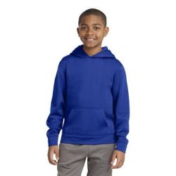 Sport-Tek ®  Youth Sport-Wick ®  Fleece Hooded Pullover. YST244